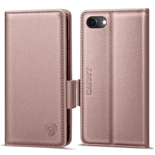 CASBST Handyhülle für iPhone 8/7/SE 2022/2020 Hülle Leder Schutzhülle Klappbar für iPhone SE 2020/2022 Flipcase mit Kartenfach Ständer Handytasche mit RFID Klapphülle für iPhone 7/8/SE Rose CASBST Handyhülle für iPhone 8/7/SE 2022/2020 Hülle Leder Schutzhülle Klappbar für iPhone SE 2020/2022 Flipcase mit Kartenfach Ständer Handytasche mit RFID Klapphülle für iPhone 7/8/SE Rose von CASBST