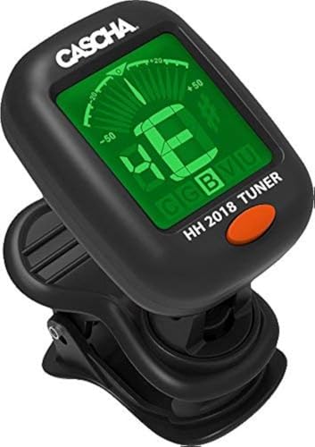 CASCHA Stimmgerät für Gitarre, Ukulele, Bass, Geige, Digital Stimmer, Clip-on Guitar Tuner, Schwarz CASCHA Stimmgerät für Gitarre, Ukulele, Bass, Geige, Digital Stimmer, Clip-on Guitar Tuner, Schwarz von CASCHA