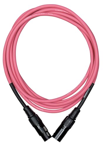 Cascha Standard Line Microphone Cable (XLR), Pink, 2m von CASCHA