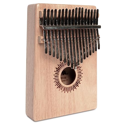 Kalimba Mahogany 17 (incl. padded bag, tuning hammer, 2 finger protection caps) von CASCHA