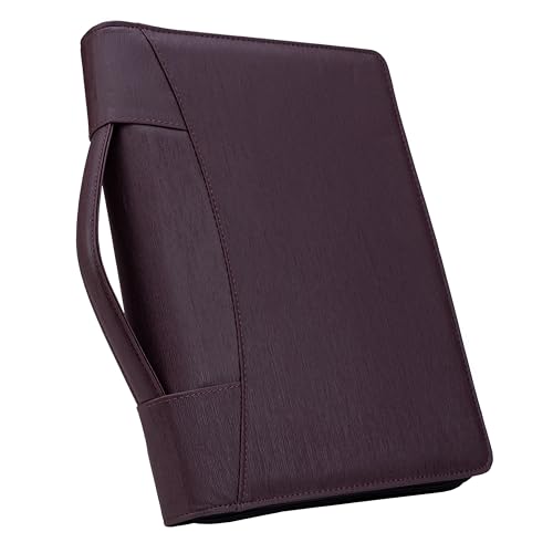 Case-it Supreme PADFOLIO Case-it Padfolio-Hülle mit Reißverschluss, professionelles Portfolio mit Schreibblock in Briefgröße, PAD-62-OXB von Case it