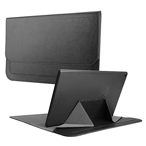 CASEBOT Tasche für Das Neue Fire HD 10 Tablet (7. / 9. / 11. Generation - Modell 2017/2019 / 2021) - Dünne Leichte Origami Schutzhülle, Schwarz von CASEBOT