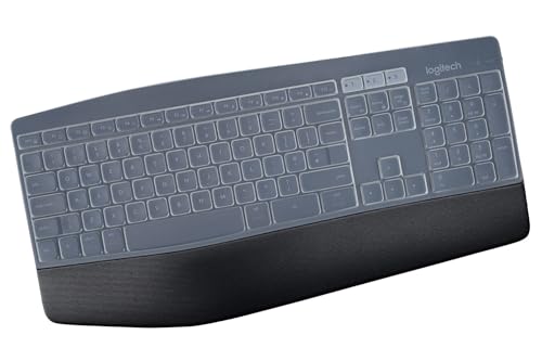 CASEDAO Tastatur-Abdeckung für Logitech MK850 MK875 Performance kabellose Tastatur, Tastatur-Schutzfolie für Logitech MK825 Wireless Keyboard, Logitech MK825 MK850 MK875 Protector - transparent von CASEDAO