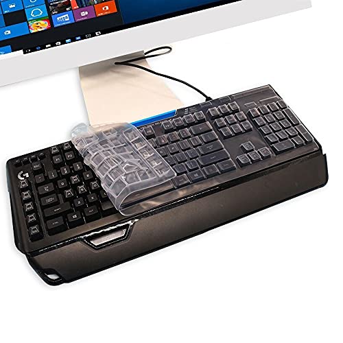 Tastatur-Abdeckung für Logitech G910 Orion Spectrum RGB kabelgebundene mechanische Gaming-Tastatur, Logitech G910 Gaming-Tastatur, Logitech G910 Orion Spectrum Tastatur-Zubehör, transparent von CASEDAO