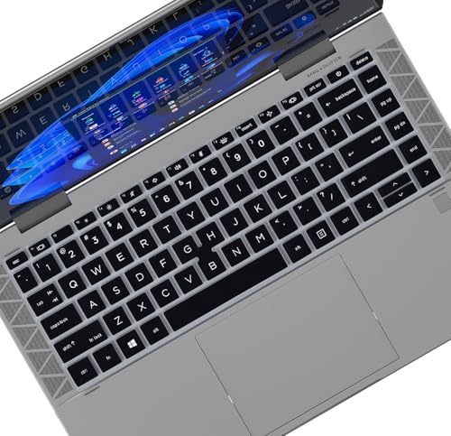 Tastaturabdeckung für HP EliteBook 840 G7 G8 14 Zoll,HP EliteBook 845 G7 G8 14 Zoll Notebook, HP EliteBook 840 845 G7 G8 Tastatur-Schutzfolie [nicht für HP Elitebook 88 40 G5 /G6], US-Layout, schwarz von CASEDAO