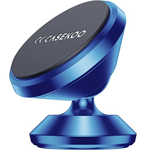CASEKOO [2024 Neue] Mini Power Handyhalterung Auto Magnet [Nr.1 von Magnetkraft & Fällt Nie ab] 360° Verstellbar magnetische Handy Halterung fürs Auto, Universal KFZ Handyhalter für Alle Smartphones von CASEKOO