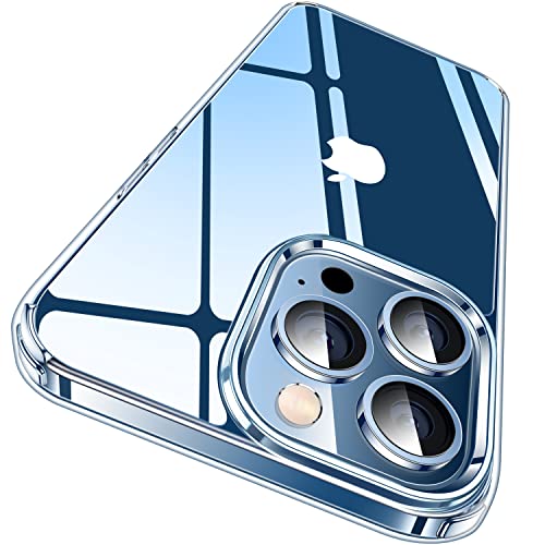 CASEKOO Crystal Clear für iPhone 12 Pro Max Hülle [Nie Vergilbung] [Unzerstörbarer Militärschutz] Stoßfeste Kratzfeste Schutzhülle Transparente Case Dünne Handyhülle iPhone 12 Pro Max, Durchsichtig von CASEKOO