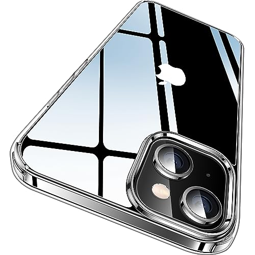 CASEKOO Crystal Clear für iPhone 14 Hülle, iPhone 13 Hülle [Nie Vergilbung] [Unzerstörbarer Militärschutz] Stoßfeste Kratzfeste Schutzhülle Transparent Case Dünne Handyhülle, Durchsichtig von CASEKOO