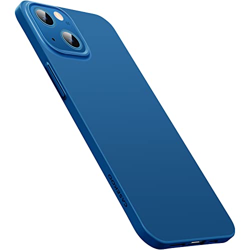 CASEKOO Upgraded Ultra Dünn für iPhone 13 Hülle [Nie Staub anhaftend] [Kameraschutz] Kratzfest Verschleißfest Schutzhülle (Anti-Fingerabdruck) Matt Handyhülle iPhone 13 Case Slim Fit-Navy Blau von CASEKOO