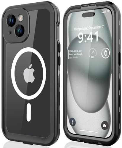 CASELIVE für iPhone 15 Plus Hülle Wasserdicht, 360 Grad Ganzkörper Schutzhülle mit Displayschutz Kameraschutz IP68 Wasserdicht Stoßfest Staubdicht Panzerhülle für iPhone 15 Plus 6,7" von CASELIVE