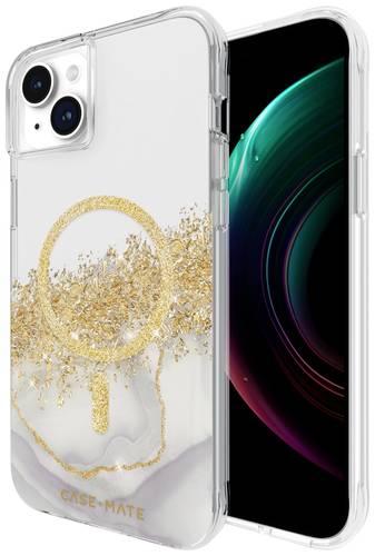 CASEMATE Karat Marble MagSafe Backcover Apple iPhone 15 Plus Transparent, Gold, Glitzereffekt MagSaf CASEMATE Karat Marble MagSafe Backcover Apple iPhone 15 Plus Transparent, Gold, Glitzereffekt MagSaf von CASEMATE