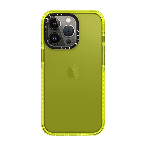 CASETiFY Impact Case für iPhone 13 Pro, Neongelb klar von CASETiFY