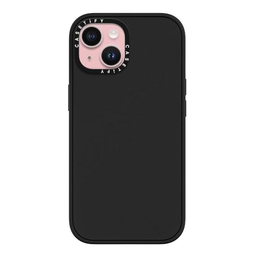 CASETiFY Impact Case für iPhone 15 [4X Falltest in Militärqualität, 2,5 m Fallschutz/kompatibel mit Magsafe] – Mattschwarz von CASETiFY