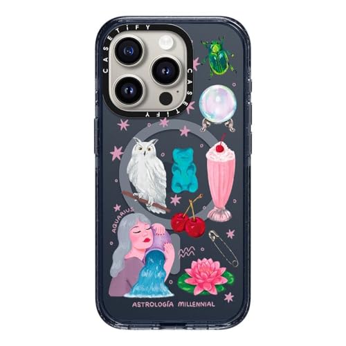 CASETiFY Impact Case für iPhone 15 Pro [4X Falltest in Militärqualität, 2,5 m Fallschutz/kompatibel mit Magsafe] – Wassermann – klassisches Blau von CASETiFY