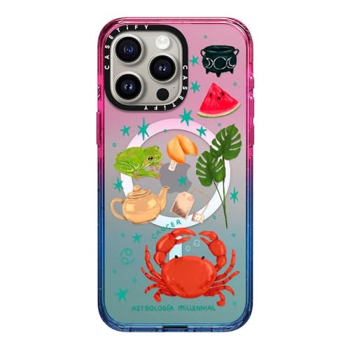 CASETiFY Impact Case für iPhone 15 Pro Max [4X Falltest in Militärqualität, 2,5 m Fallschutz/kompatibel mit Magsafe] – Krebs – Zuckerwatte von CASETiFY