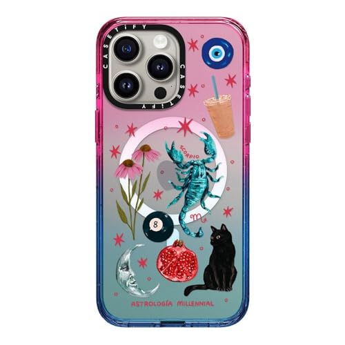 CASETiFY Impact Case für iPhone 15 Pro Max [4X Falltest in Militärqualität, 2,5 m Fallschutz/kompatibel mit Magsafe] – Skorpion – Zuckerwatte von CASETiFY