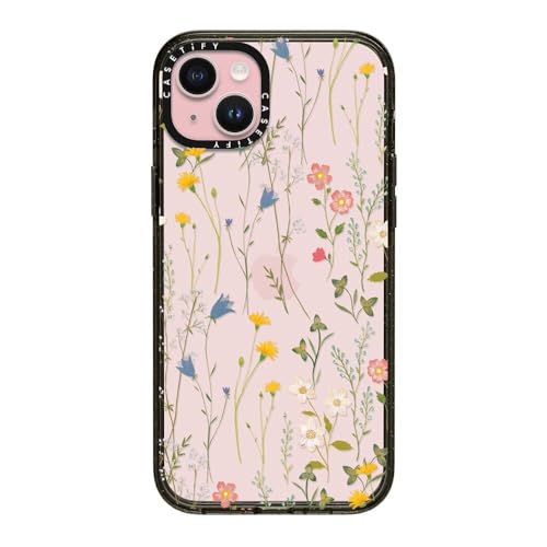 CASETiFY Impact Schutzhülle für iPhone 15 Plus, militärische Qualität, Fallgetestet, 2,5 m Fallschutz, verträumtes Blumenmuster, Transparentes Schwarz CASETiFY Impact Schutzhülle für iPhone 15 Plus, militärische Qualität, Fallgetestet, 2,5 m Fallschutz, verträumtes Blumenmuster, Transparentes Schwarz von CASETiFY