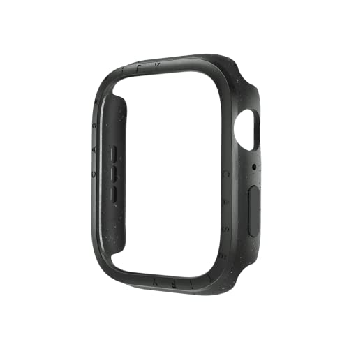 CASETiFY Impact Uhrengehäuse [Lünette aus gebürstetem Aluminium] Kompatibel mit Apple Watch Series 7-9 - 45mm - Schwarz von CASETiFY