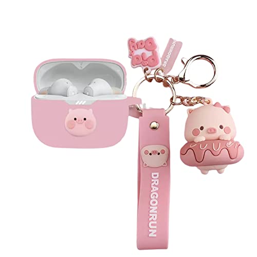 CASEVERSE Schutzhülle für JBL Tune 230NC TWS, Cute Cartoon Anime Pink Pig Silikon Schutzhülle Tune 230NC TWS Hülle mit Schlüsselanhänger und Anhänger CASEVERSE Schutzhülle für JBL Tune 230NC TWS, Cute Cartoon Anime Pink Pig Silikon Schutzhülle Tune 230NC TWS Hülle mit Schlüsselanhänger und Anhänger von CASEVERSE
