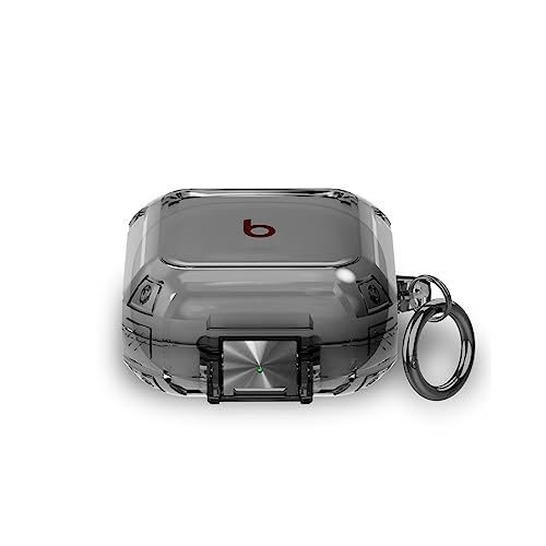 Schutzhülle für Beats Fit Pro mit Sicherheitsschloss, transparente Hülle für Beats Fit Pro 2021, stoßfester Schutz mit Anti-Verlust-Schloss, Schlüsselanhänger für Mann und Frau Schutzhülle für Beats Fit Pro mit Sicherheitsschloss, transparente Hülle für Beats Fit Pro 2021, stoßfester Schutz mit Anti-Verlust-Schloss, Schlüsselanhänger für Mann und Frau von CASEVERSE