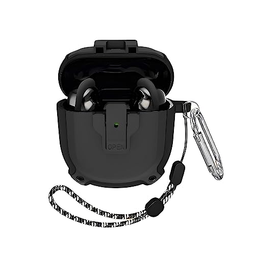 Schutzhülle für Bose QuietComfort Earbuds II/QuietComfort Ultra mit Schlüsselanhänger/Schlüsselband, Militärische Rüstung, sicherer Verschlussclip, LED, sichtbar, stoßfest, Schutzhülle für Herren Schutzhülle für Bose QuietComfort Earbuds II/QuietComfort Ultra mit Schlüsselanhänger/Schlüsselband, Militärische Rüstung, sicherer Verschlussclip, LED, sichtbar, stoßfest, Schutzhülle für Herren von CASEVERSE