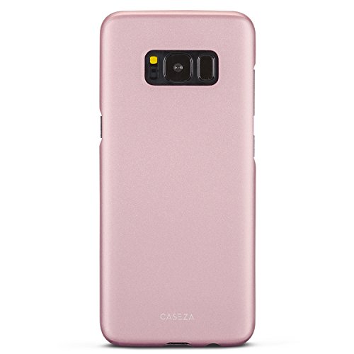 CASEZA Galaxy S8 Hülle Rose Gold Rio Case Back Cover mit Mattem Finish - Premium Hard Case Bumper mit Gummierter Oberfläche für Angenehme Haptik - Hochwertige Schutzhülle Ultra Slim von CASEZA