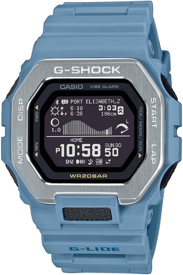 CASIO G-SHOCK Smartwatch, Armbanduhr, Herrenuhr, Bluetooth, Stoppfunktion, Mondphase von CASIO G-SHOCK