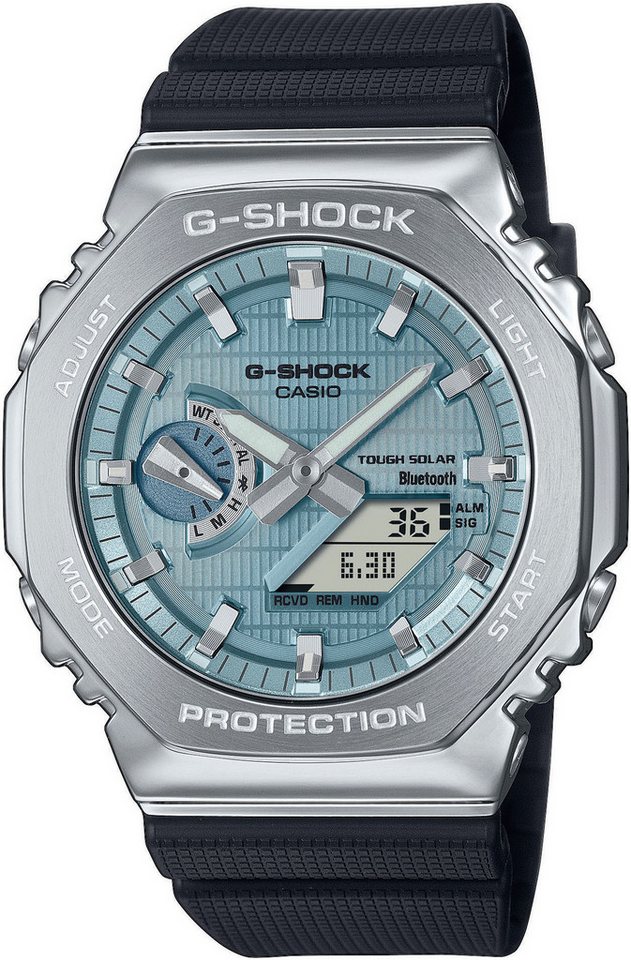 CASIO G-SHOCK Smartwatch, Armbanduhr, Herrenuhr, Bluetooth, Resinarmband,Weltzeit, Phone Finder von CASIO G-SHOCK