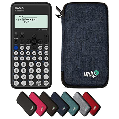 CALCUSO Sparpaket Blau mit Taschenrechner Casio FX-82DE CW ClassWiz von CASIO