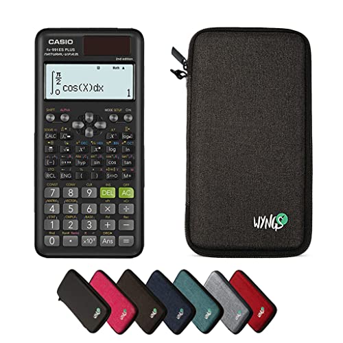 CALCUSO Sparpaket Dunkelgrau mit Taschenrechner Casio FX-991ES Plus 2 von CASIO