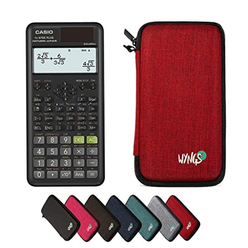 CALCUSO Sparpaket Rot mit Taschenrechner Casio FX-87DE Plus 2 von CASIO