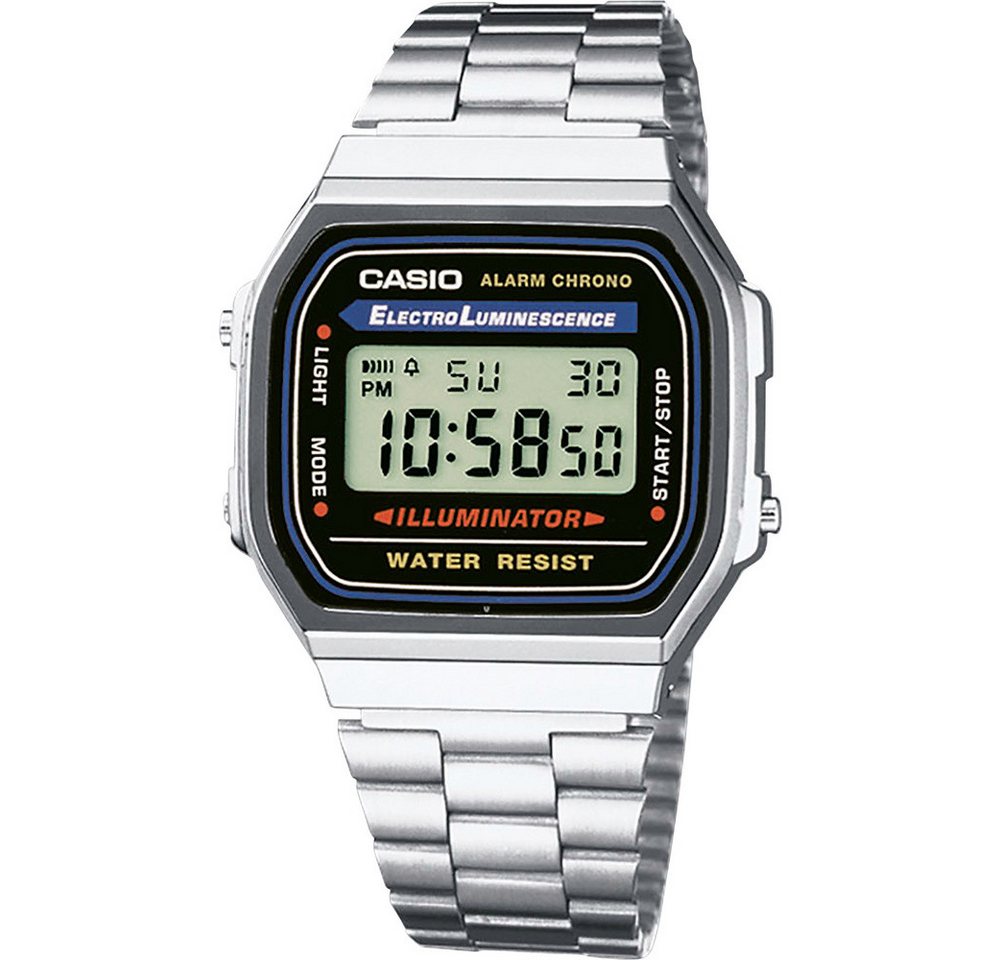 CASIO Casio Armbanduhr A168WA-1YES (B x H) 36.30 mm x 38.60 mm Silber Gehäu Watch von CASIO