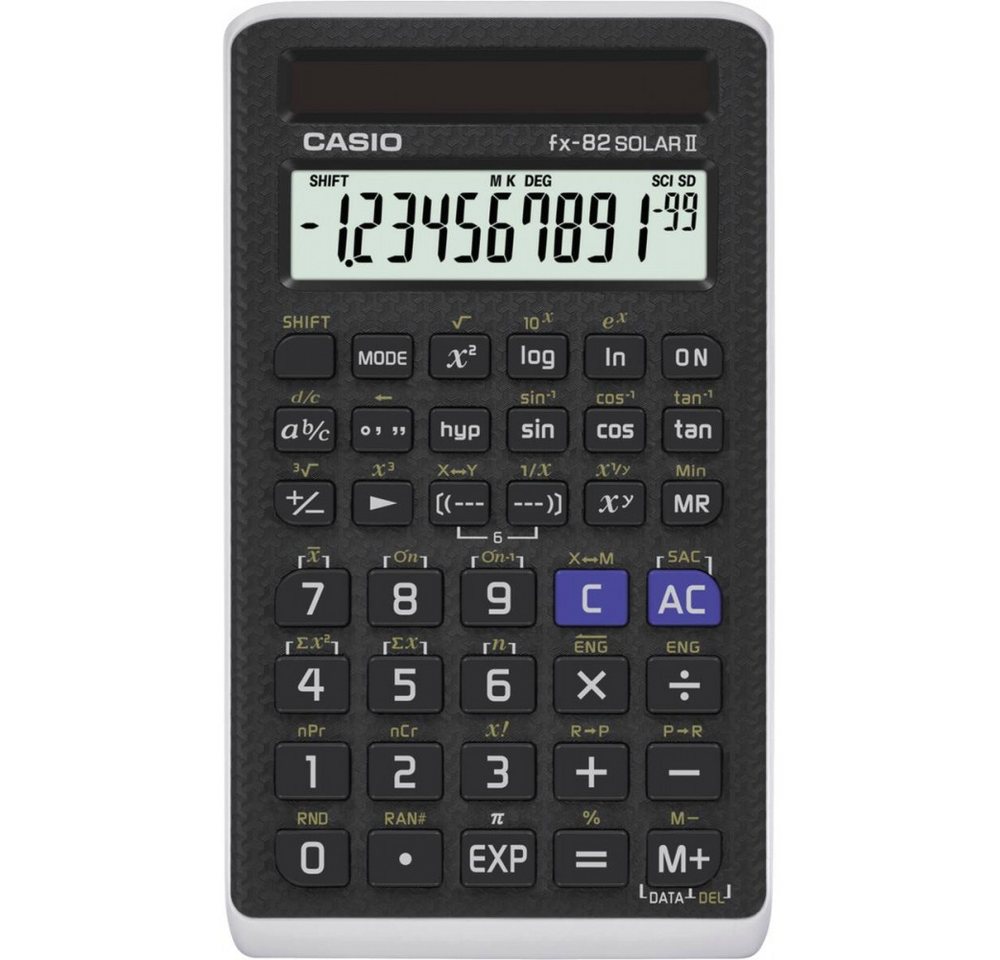 CASIO Casio FX-82SOLARII Taschenrechner Elektro-Kabel, Taschenrechner technisch-wissenschaftlich, Solarbetrieb für umweltfreundliche Nutzung CASIO Casio FX-82SOLARII Taschenrechner Elektro-Kabel, Taschenrechner technisch-wissenschaftlich, Solarbetrieb für umweltfreundliche Nutzung von CASIO