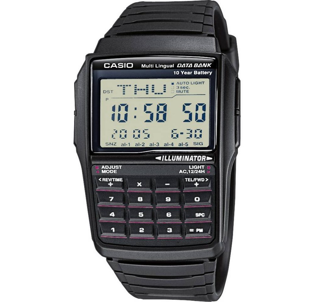 CASIO Digital-Armbanduhr mit Taschenrechnerfunktion Watch von CASIO