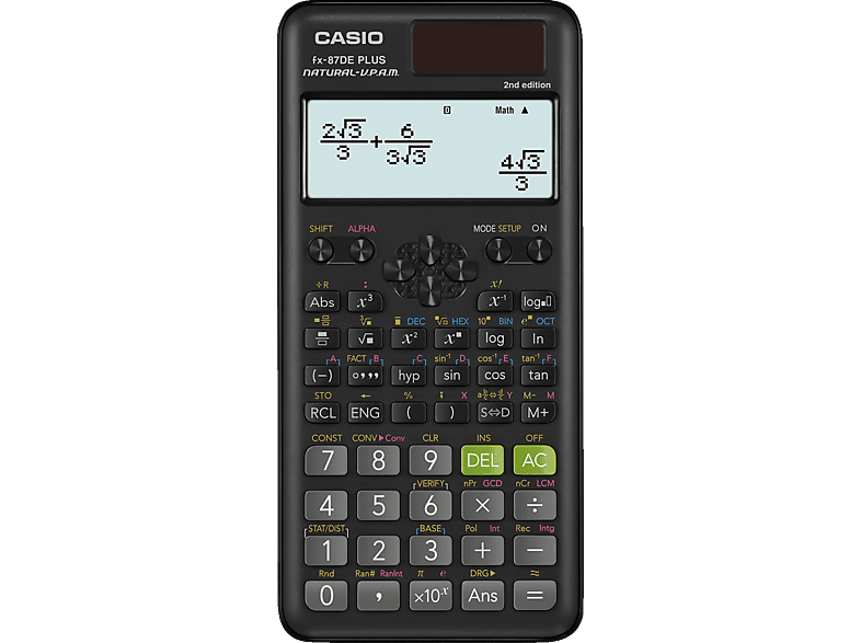 CASIO FX-87DE Plus 2nd edition Wissenschaftlicher Rechner CASIO FX-87DE Plus 2nd edition Wissenschaftlicher Rechner von CASIO