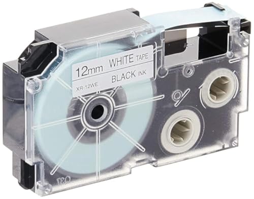 Casio EZ-Label Printer XR-12WE1 Schriftband selbsthaftend 12 mm x 8,0 m schwarz auf weiß Casio EZ-Label Printer XR-12WE1 Schriftband selbsthaftend 12 mm x 8,0 m schwarz auf weiß von CASIO