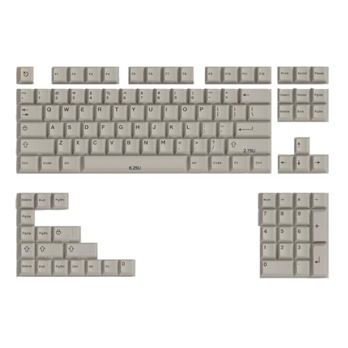 CASNO Keycap-Set WOB Double Shot CherryProfile Personalisiertes Tastenkappen-Set für 121 Tasten, mechanische Tastatur, ölbeständig von CASNO