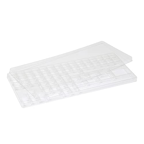 CASNO Tastatur-Aufbewahrungsbox, Sammelfähigkeit, doppellagig, mit transparenter Abdeckung für mechanische Tastatur, staubdichter Ersatz von CASNO
