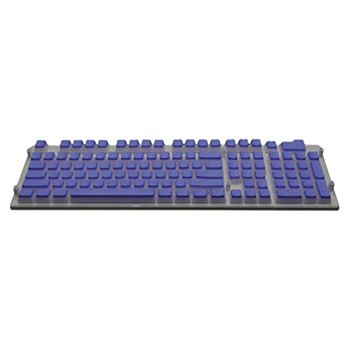 CASNO Zweifarbige RGB-Tastenkappen, durchscheinend, PBT, OEM-Höhe, Pudding, OEM-Tastenkappe, 108 Tasten für Cherry MX-Schalter, mechanische Tastatur von CASNO
