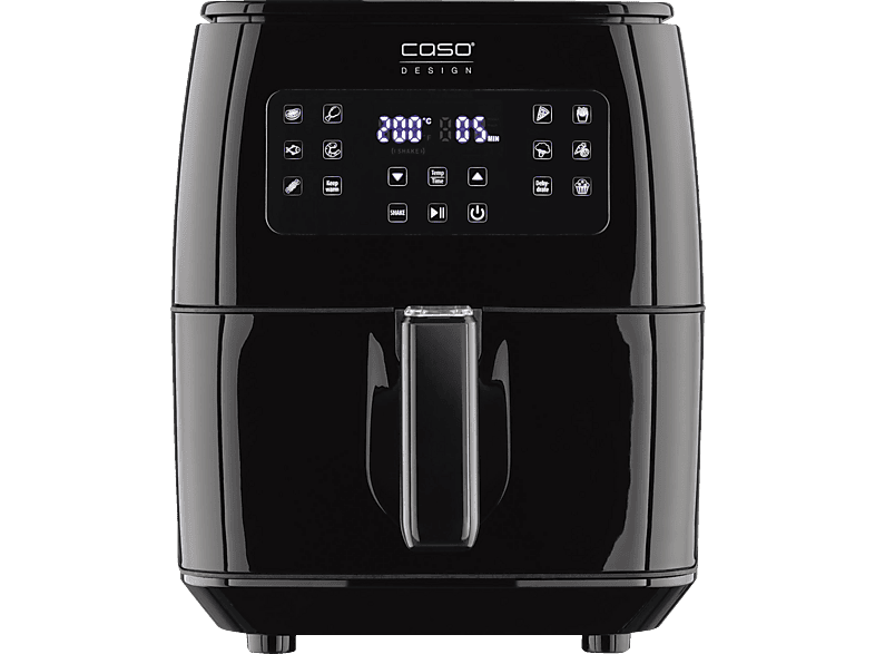 CASO 3180 Design AF 600 XL Heißluftfritteuse 1700 Watt Schwarz von CASO