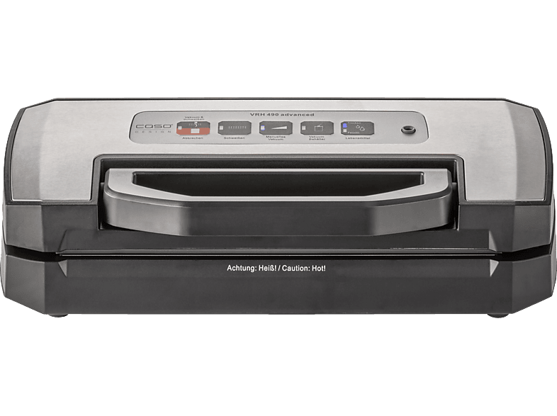 CASO VRH 490 Advanced Vakuumierer Schwarz/Edelstahl CASO VRH 490 Advanced Vakuumierer Schwarz/Edelstahl von CASO