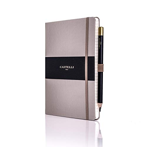 Castelli rq24/25–639 Medium liniertes Tucson Notizbuch – Taupe Castelli rq24/25–639 Medium liniertes Tucson Notizbuch – Taupe von Castelli