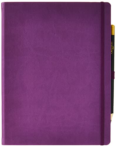 Castelli rq27/25–477 Große Gefütterte liniert Tucson Notizbuch, Violett von CASTELLI