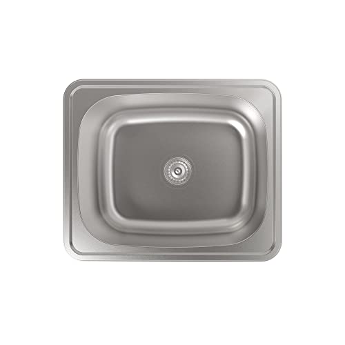 CATA CSS 60-1 - Spüle - 50,9x40,9 cm - Quadratische Wanne mit einer Dicke von 0,07 cm und einer Tiefe von 15 cm - Edelstahlmaterial - Möbelinstallation von 60 cm CATA CSS 60-1 - Spüle - 50,9x40,9 cm - Quadratische Wanne mit einer Dicke von 0,07 cm und einer Tiefe von 15 cm - Edelstahlmaterial - Möbelinstallation von 60 cm von CATA