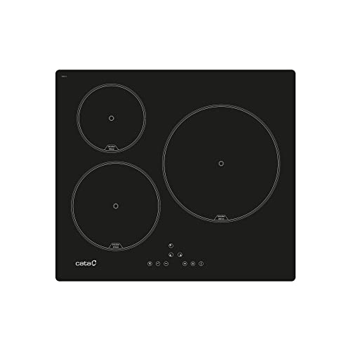 CATA IB 6303 BK Induktionskochfeld Farbe Schwarz 3 Kochzonen 9 einstellbare Leistungsstufen Touch-Steuerung mit Akustiksignal Leistung 7,1kW Breite 59 cm CATA IB 6303 BK Induktionskochfeld Farbe Schwarz 3 Kochzonen 9 einstellbare Leistungsstufen Touch-Steuerung mit Akustiksignal Leistung 7,1kW Breite 59 cm von CATA