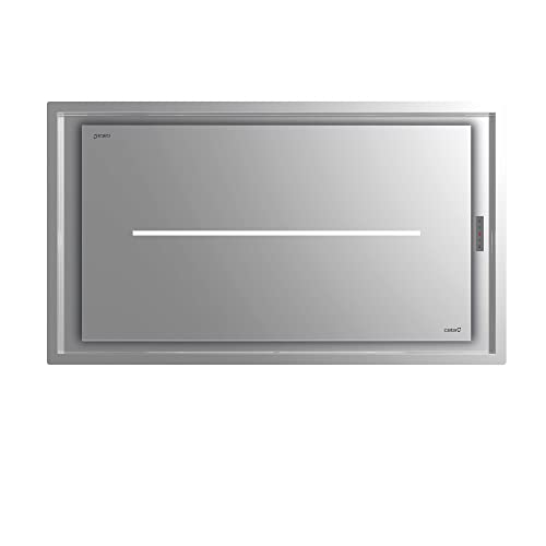 Cata Dekorative Dunstabzugshaube, Insel Bennu Slim 1200 X/A mit 6 Absaugstufen, Touch-Bedienfeld, extra leiser S6-Motor, automatische Konnektivität, Edelstahl-Finish Cata Dekorative Dunstabzugshaube, Insel Bennu Slim 1200 X/A mit 6 Absaugstufen, Touch-Bedienfeld, extra leiser S6-Motor, automatische Konnektivität, Edelstahl-Finish von CATA