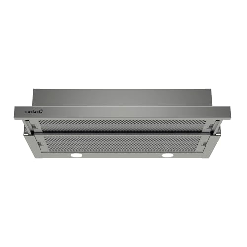 Cata Extender 700 Dunstabzugshaube, mechanisches Bedienfeld, 2 Absaugstufen, Tangentialmotor, Breite 70 cm, Edelstahl-Finish von CATA