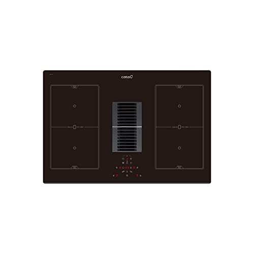 Cata | Flächenintegration | Modell AS 750 2 Flex/A Induktion | 5 Absaugstufen, 4 + 1 Turbo | extra leiser Motor | Breite 77 cm | Energieeffizienzklasse A von CATA