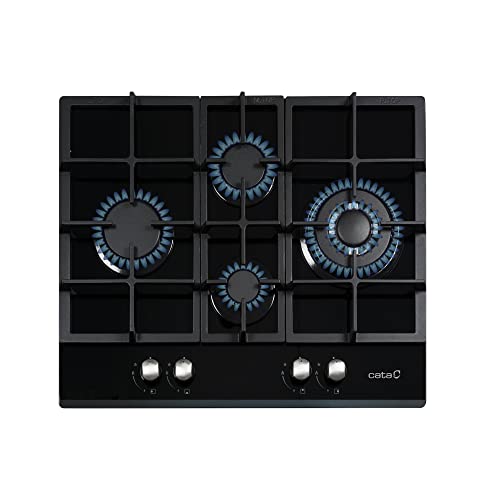 Cata LCIB 6031 BK Gas-Kochfeld, Einbau, Glas, Gusseisen, 1000 W, 3000, Schwarz Cata LCIB 6031 BK Gas-Kochfeld, Einbau, Glas, Gusseisen, 1000 W, 3000, Schwarz von CATA