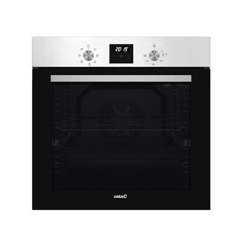 Cata MDS 8007 X Digitaler Multifunktionsofen mit 7 Funktionen, Diplay Digital, Fassungsvermögen 80 l, Panorama-Tür, Full Glass, Innenbeleuchtung, Edelstahl-Finish und schwarzes Glas Cata MDS 8007 X Digitaler Multifunktionsofen mit 7 Funktionen, Diplay Digital, Fassungsvermögen 80 l, Panorama-Tür, Full Glass, Innenbeleuchtung, Edelstahl-Finish und schwarzes Glas von CATA